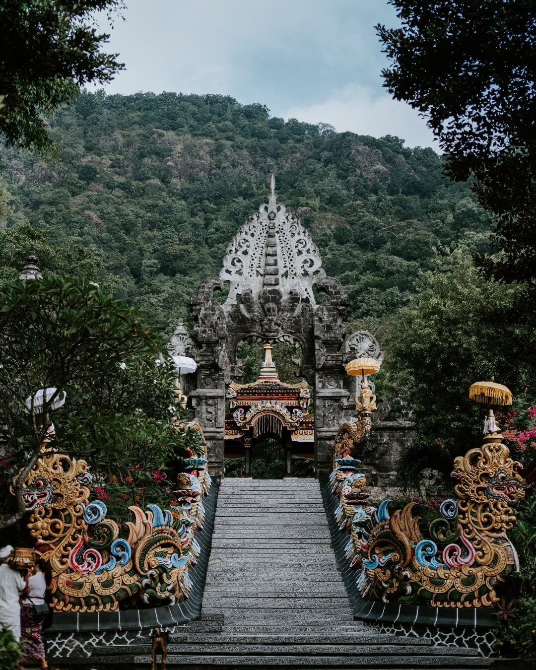Temple tour with sunset